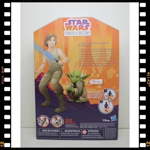 Star~Wars~Forces~Of~Destiny~Luke~Skywalker~Yoda~ - Picture 2 of 4